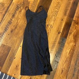 Kittenish black sparkle dress